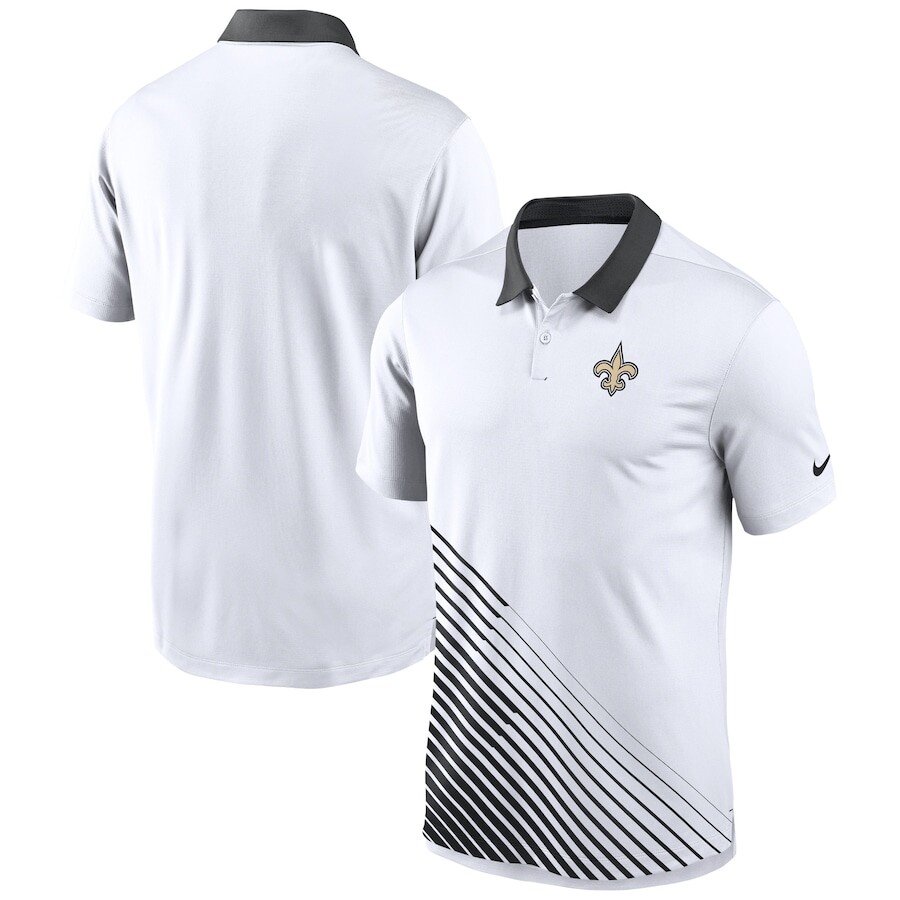 

Поло с коротким рукавом Nike New Orleans Saints, белый