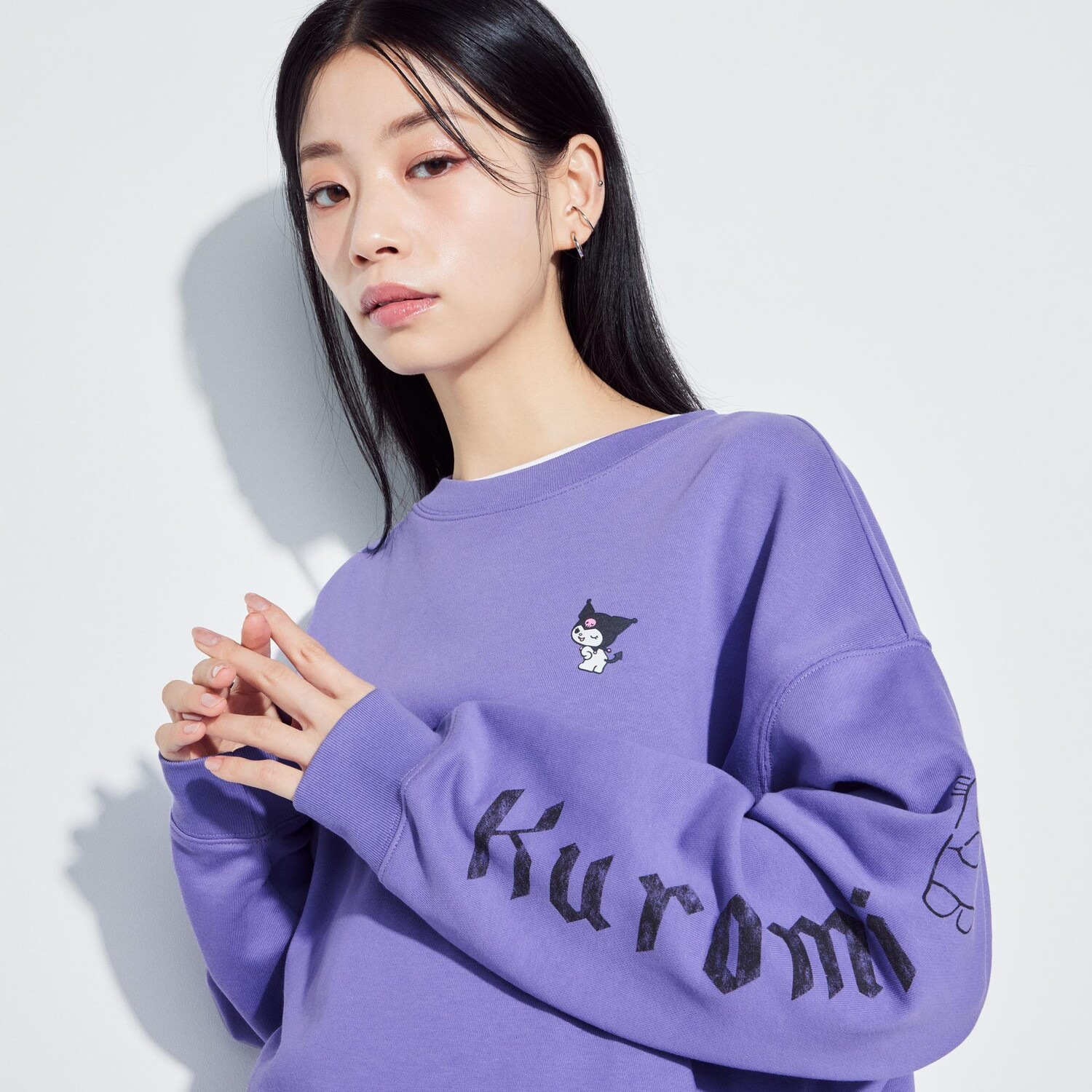 

Толстовка Uniqlo Sanrio с длинным рукавом, фиолетовый
