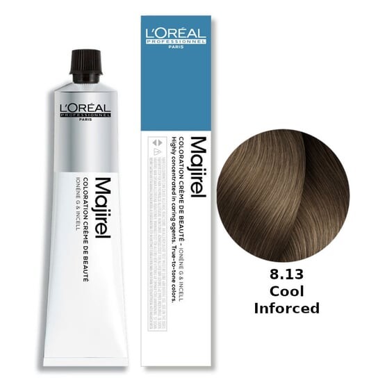 

Стойкая краска для волос Охлаждающий цвет - цвет 8.13, 50 мл Loreal Majirel Cool Inforced, L'Oréal Professionnel