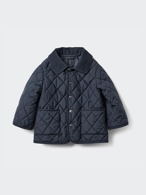 

Куртка стеганая puffertech Uniqlo, синий