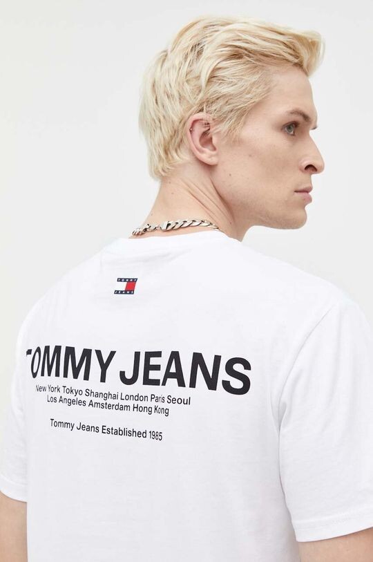 

Хлопковая футболка Tommy Jeans, белый