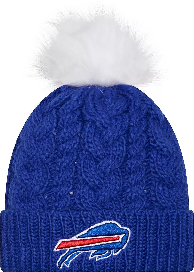 

Женская вязаная шапка New Era с помпоном Buffalo Bills