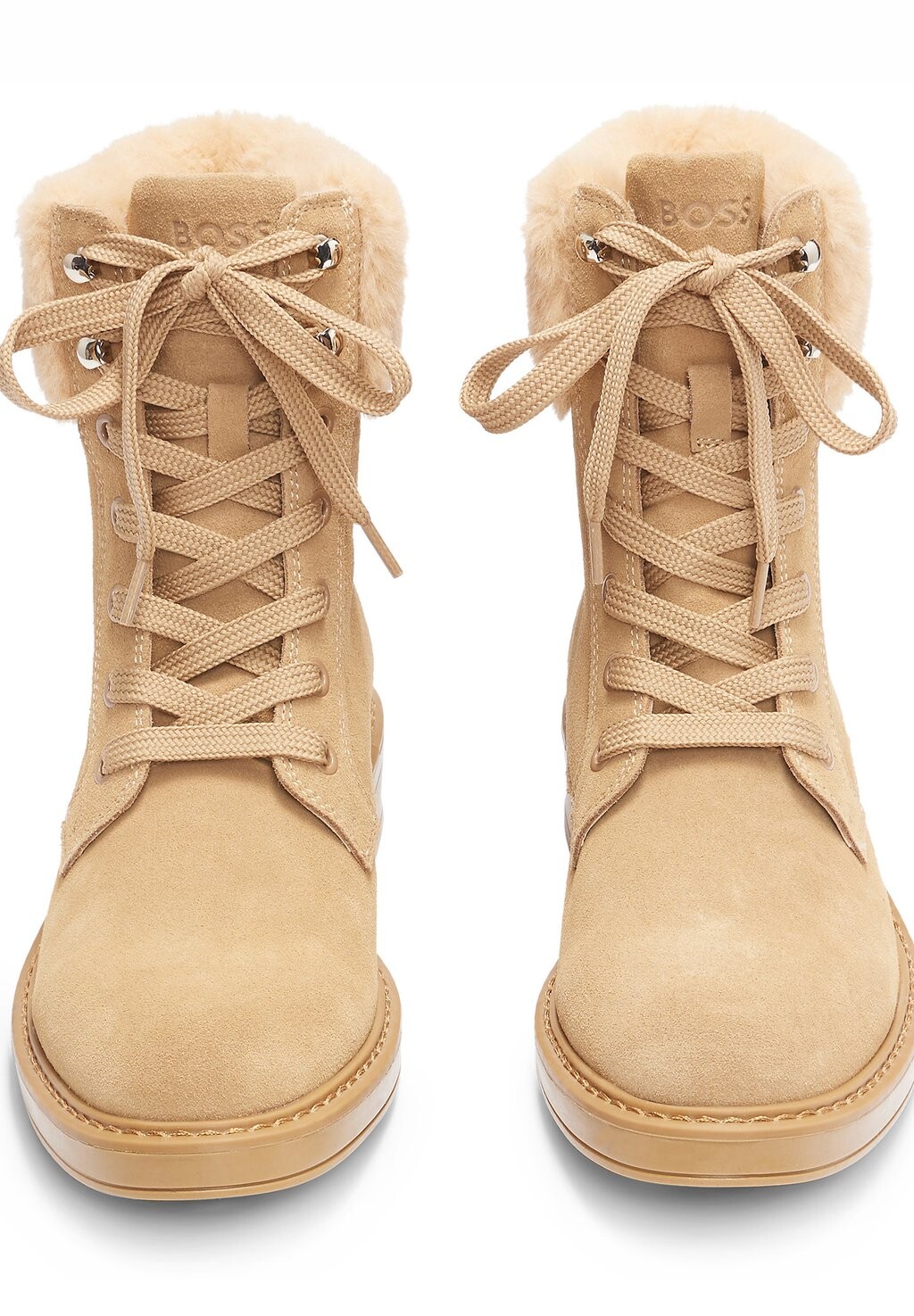 

Ботинки со шнурками BOSS VANITY, цвет medium beige