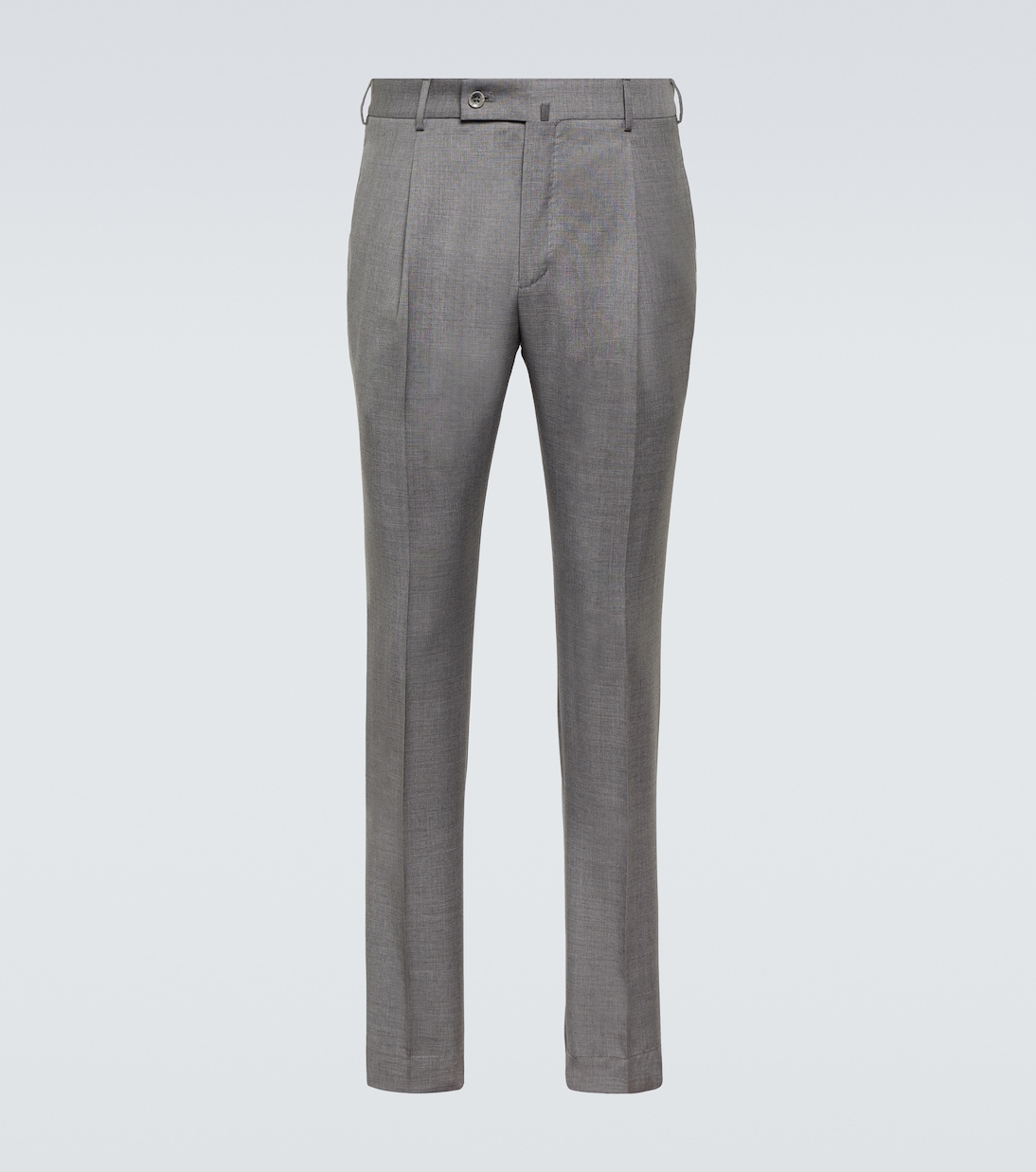 Узкие брюки из натуральной шерсти Incotex, серый узкие брюки из натуральной шерсти ami paris серый