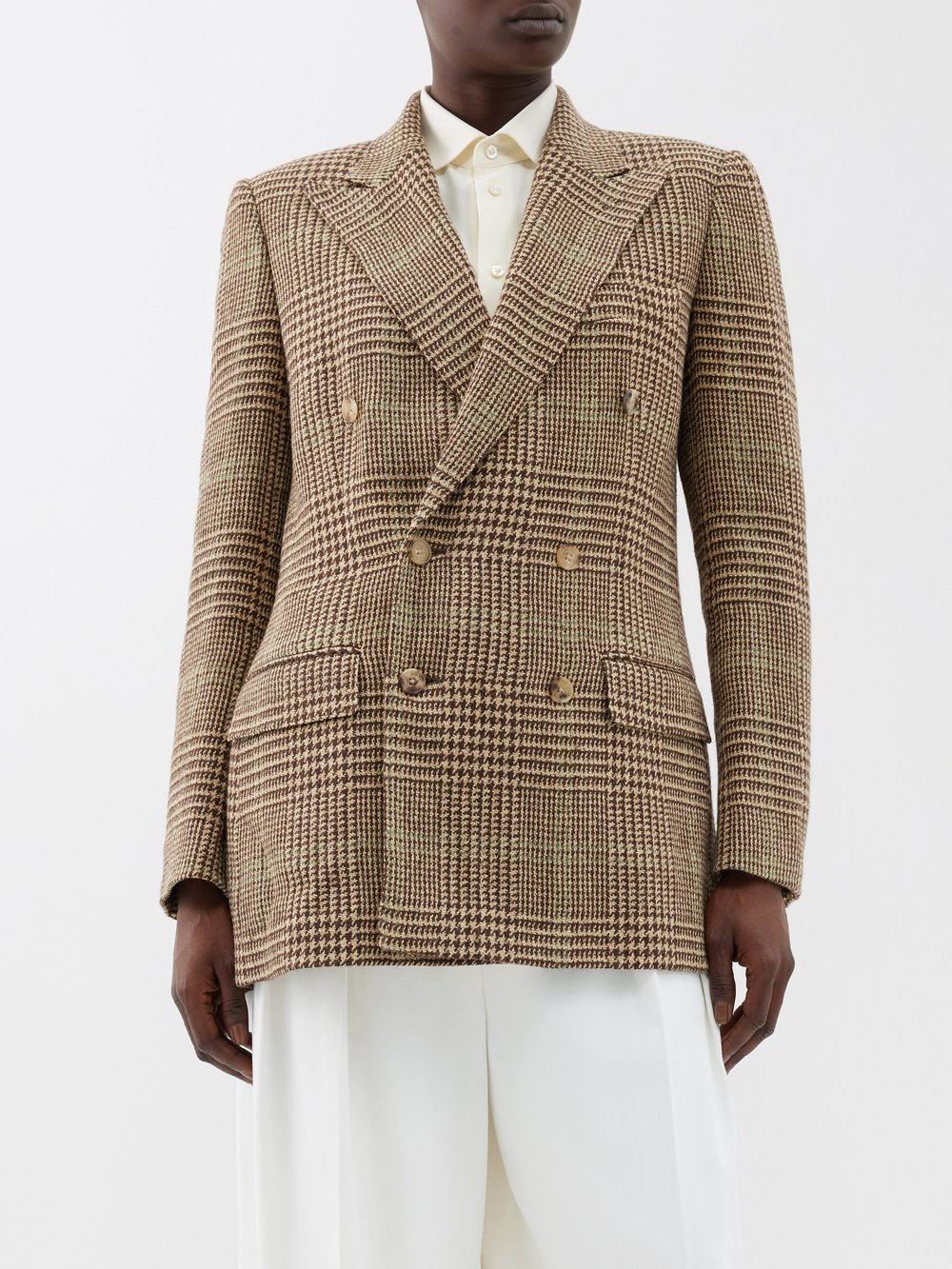 цена Куртка sheldon в клетку принца уэльского Ralph Lauren, коричневый