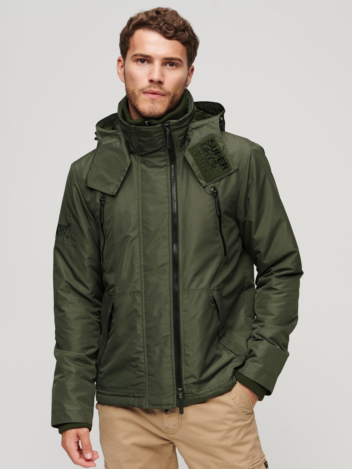 

Куртка-ветровка Mountain SD Superdry, излишки оливкового товара, Зеленый