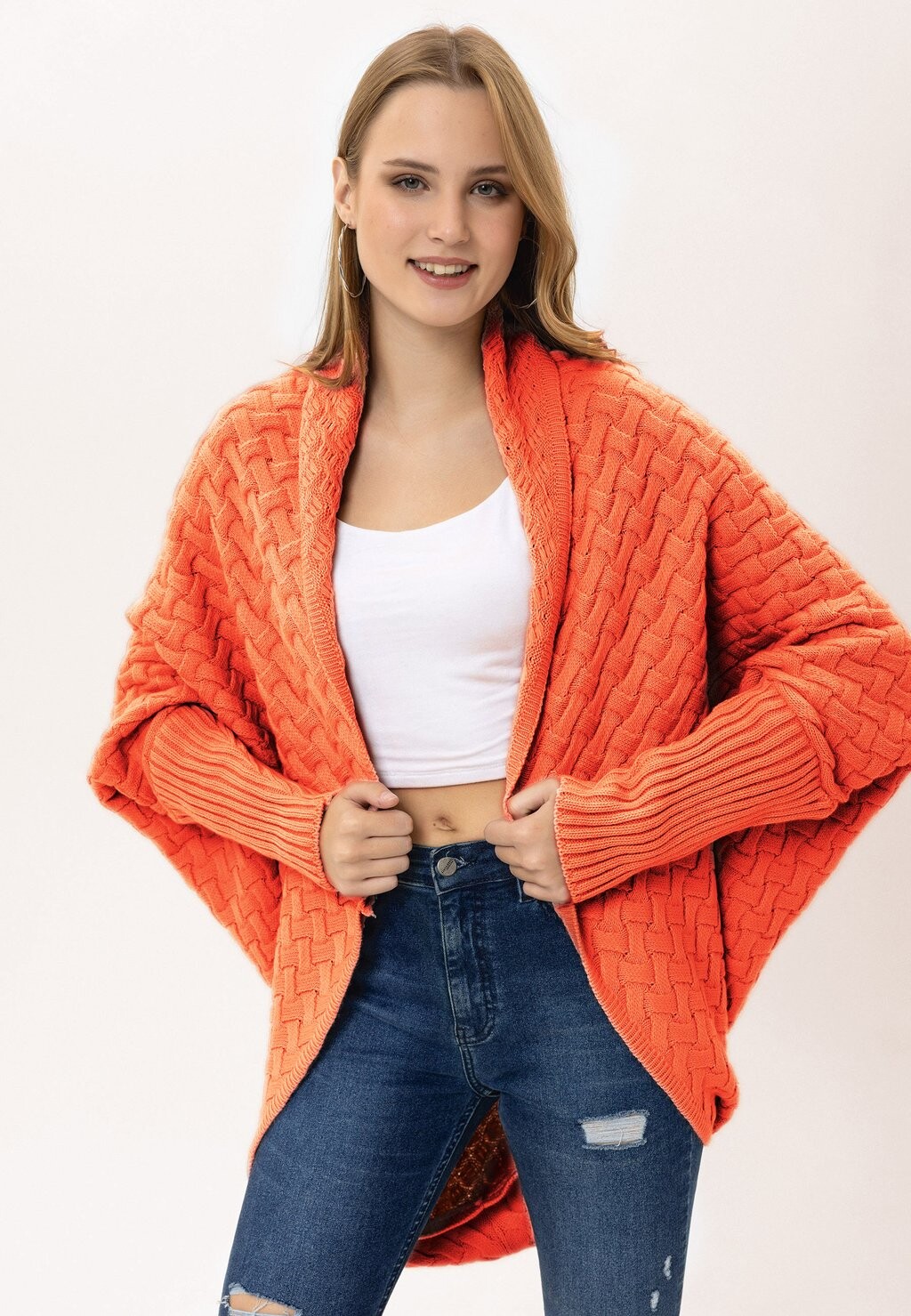 

Кардиган Oversize Felix Hardy, цвет orange