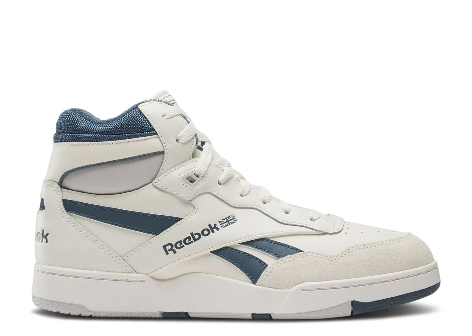 

Кроссовки Reebok Bb4000 2 Mid 'Vintage Chalk Hoops Blue', кремовый, Бежевый;серый