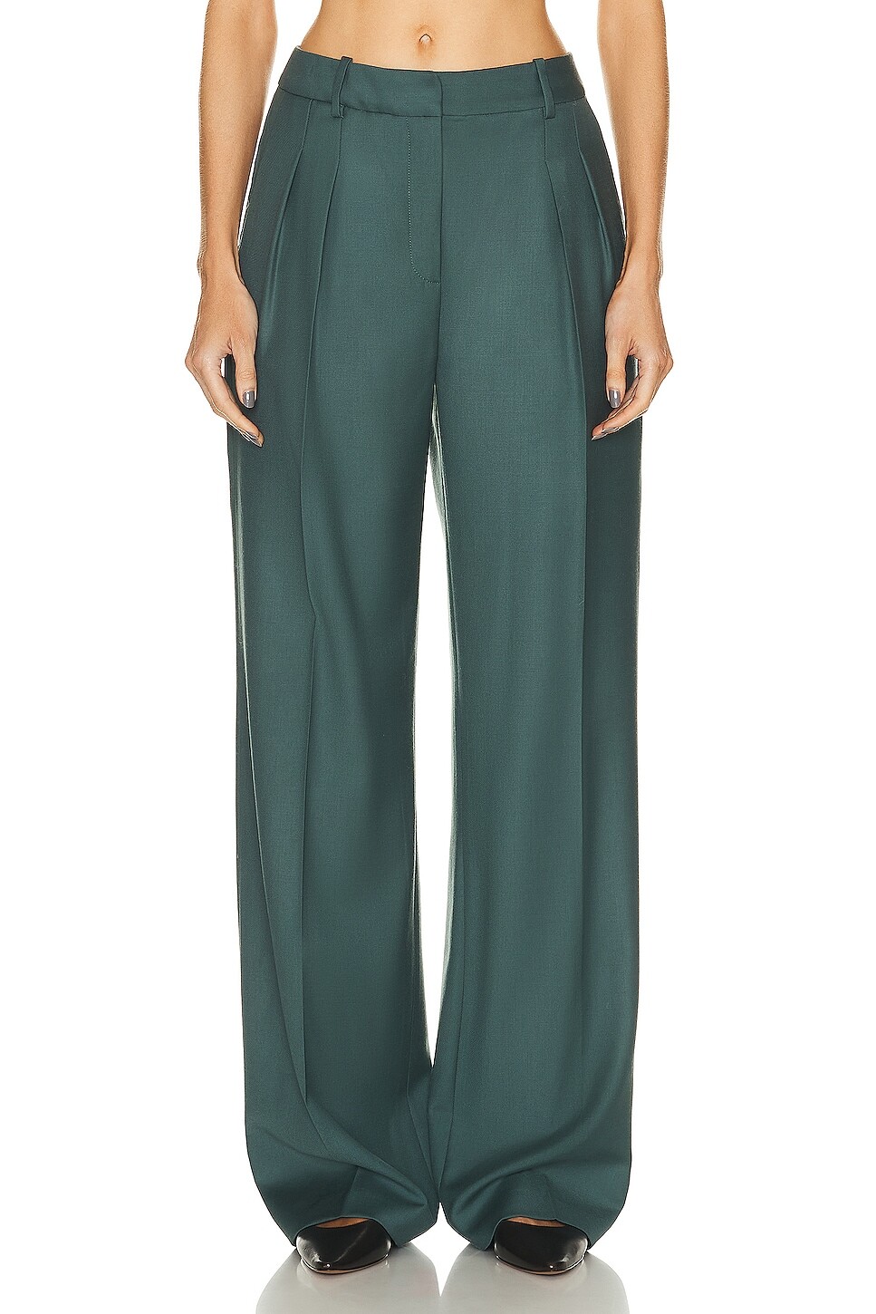 

Брюки Loulou Studio Sbiru, цвет Ice Green