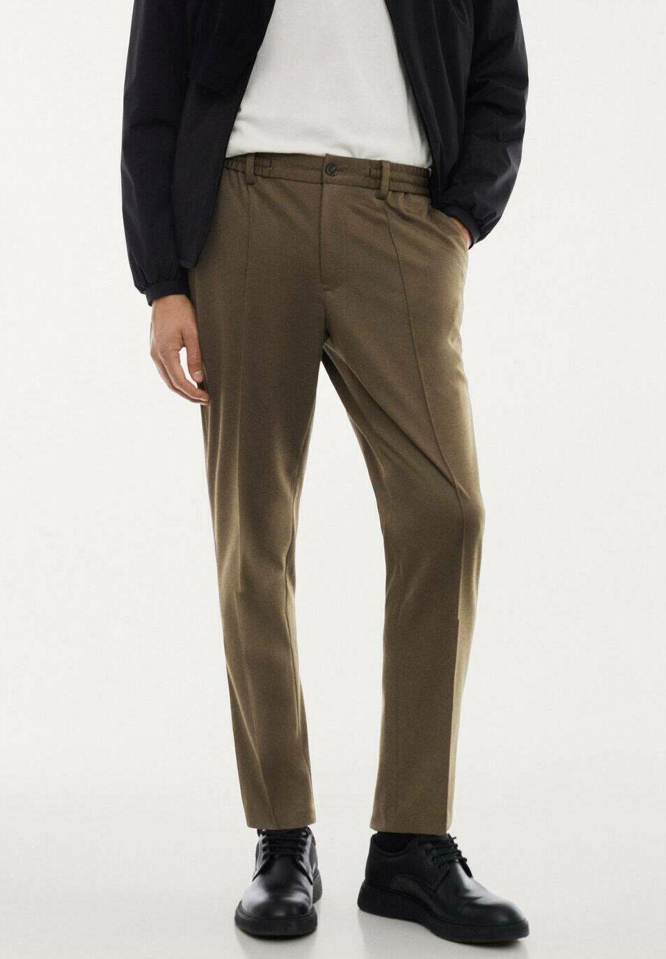 

Брюки PLUTO Mango, цвет khaki