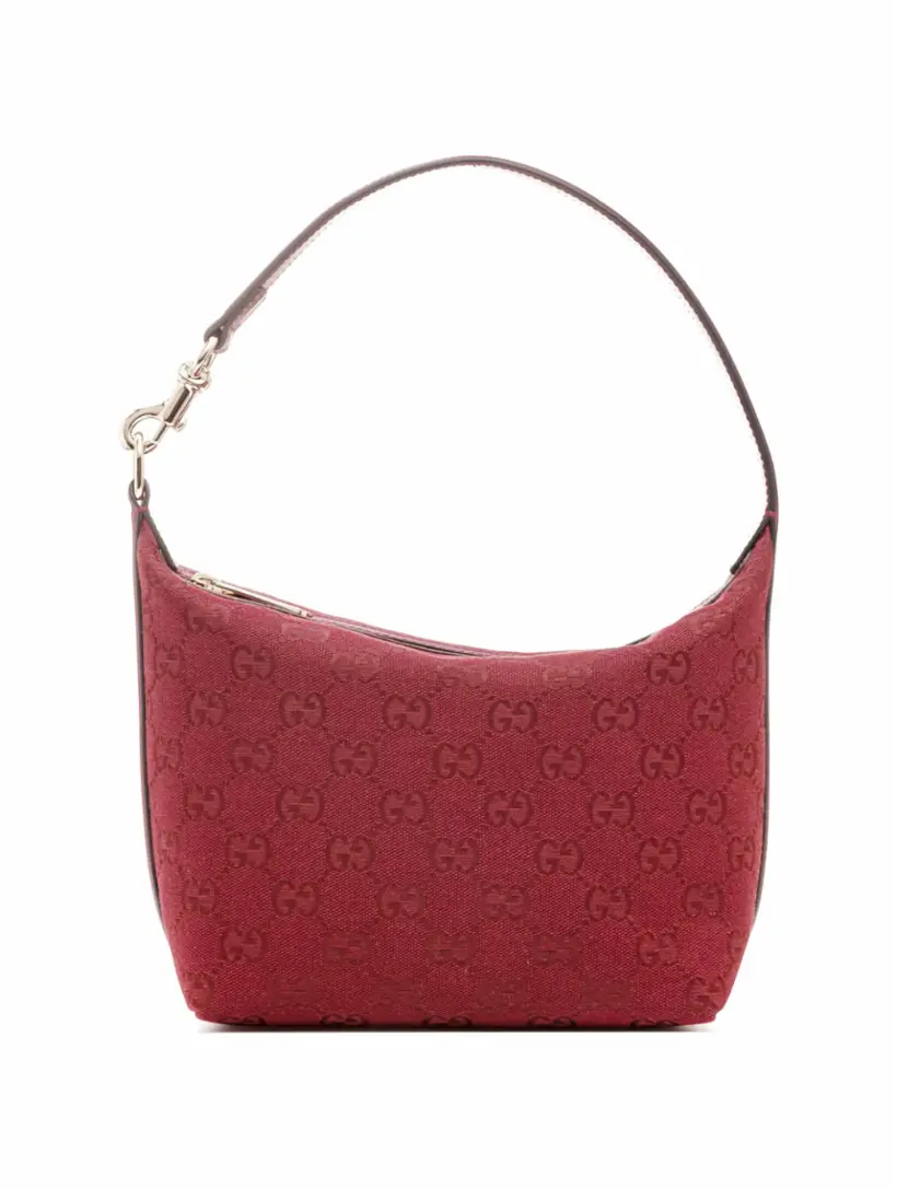

Мини-сумка с монограммой GG Gucci, бордовый
