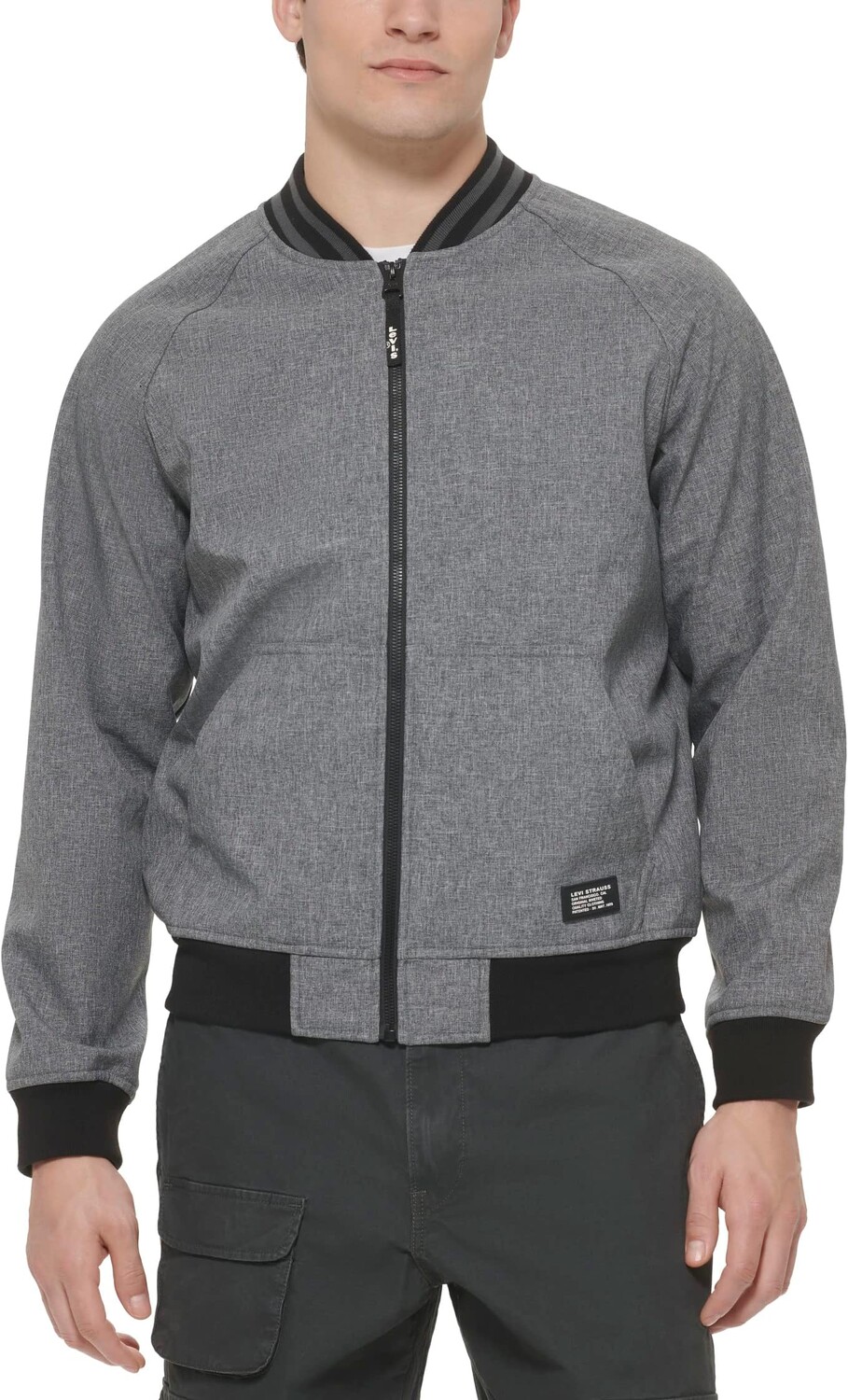 

Куртка Softshell Bomber Jacket Levi's, цвет Heather Grey