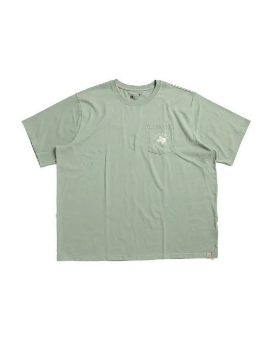 

Футболка Big And Tall Heavyweight с графическим рисунком Carhartt, цвет Jade