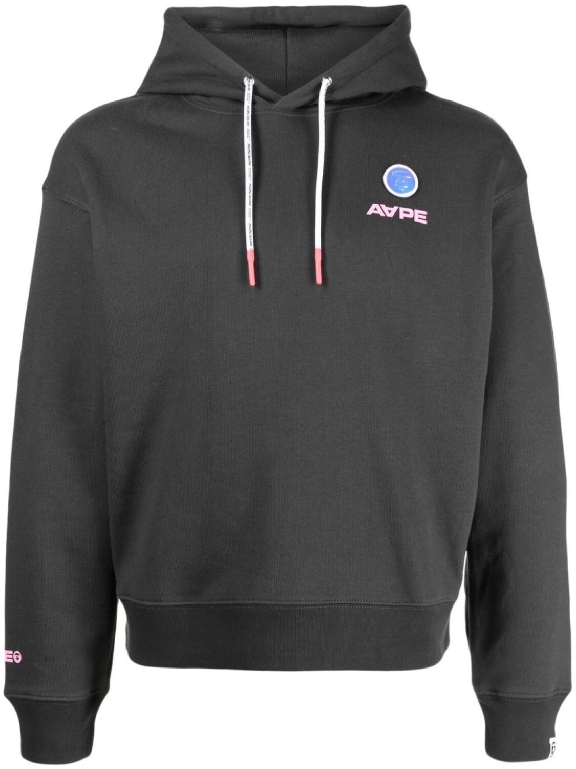 

Худи с логотипом AAPE BY *A BATHING APE, серый