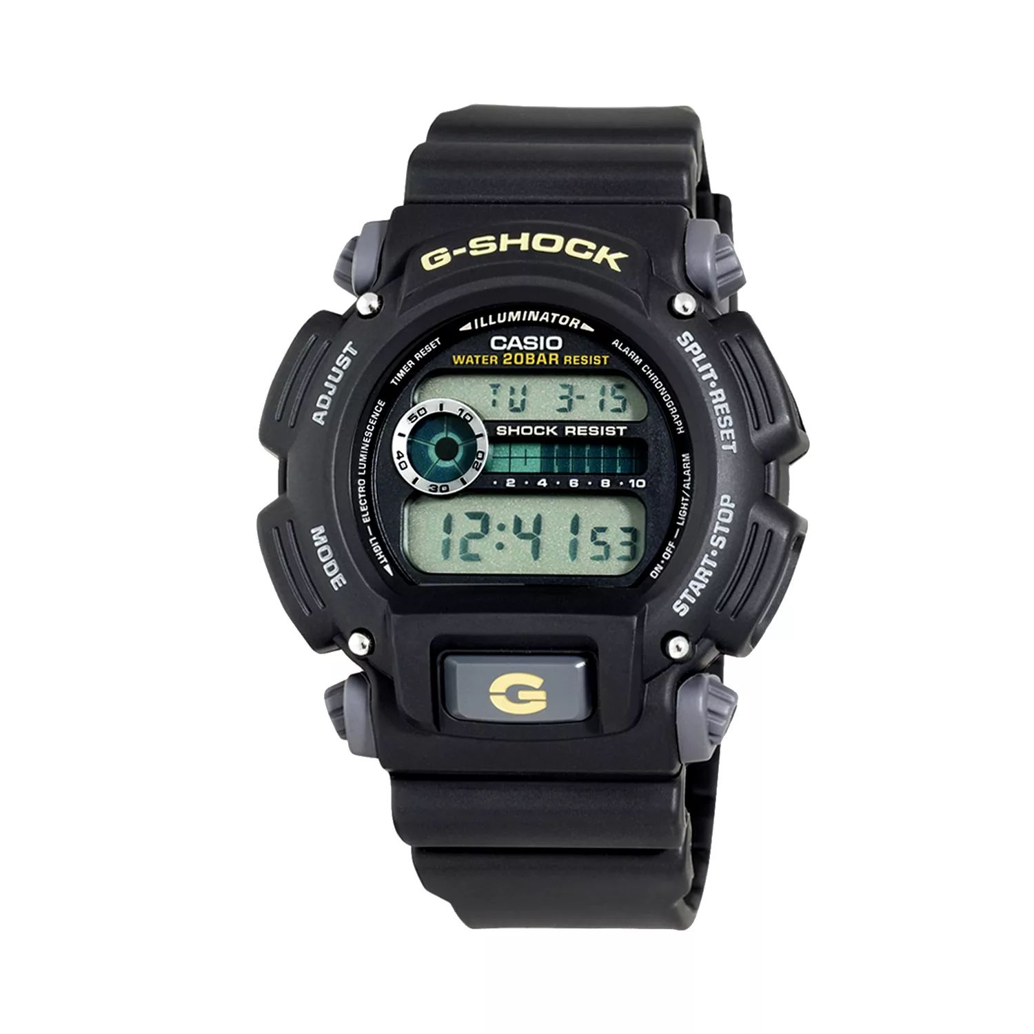 цена Мужские часы с цифровым хронографом и подсветкой G-Shock — DW9052-1BCG Casio