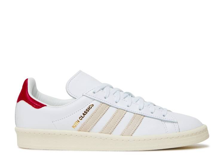 

Кроссовки Adidas KITH X CAMPUS 80S 'CLASSICS PROGRAM - WHITE RED', белый