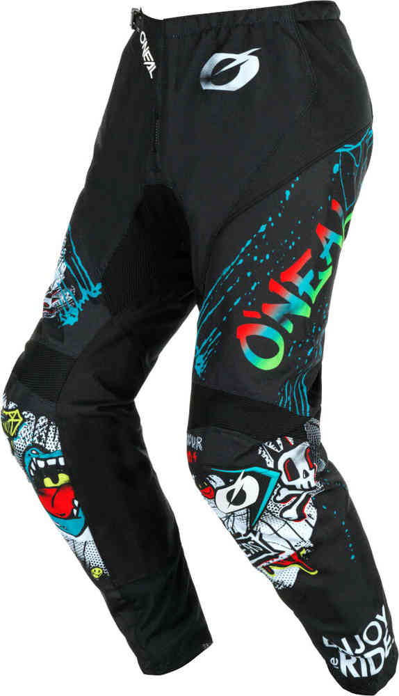 Детские брюки для мотокросса Element Rancid черные/разноцветные Oneal