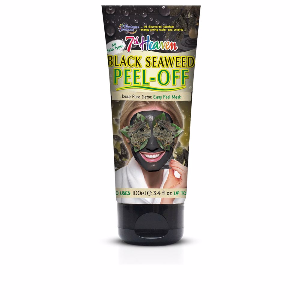Маска для лица Peel-off black seaweed mask 7th heaven, 100 мл мусс маска для лица сияние на основе морских водорослей 50 мл крымская косметика