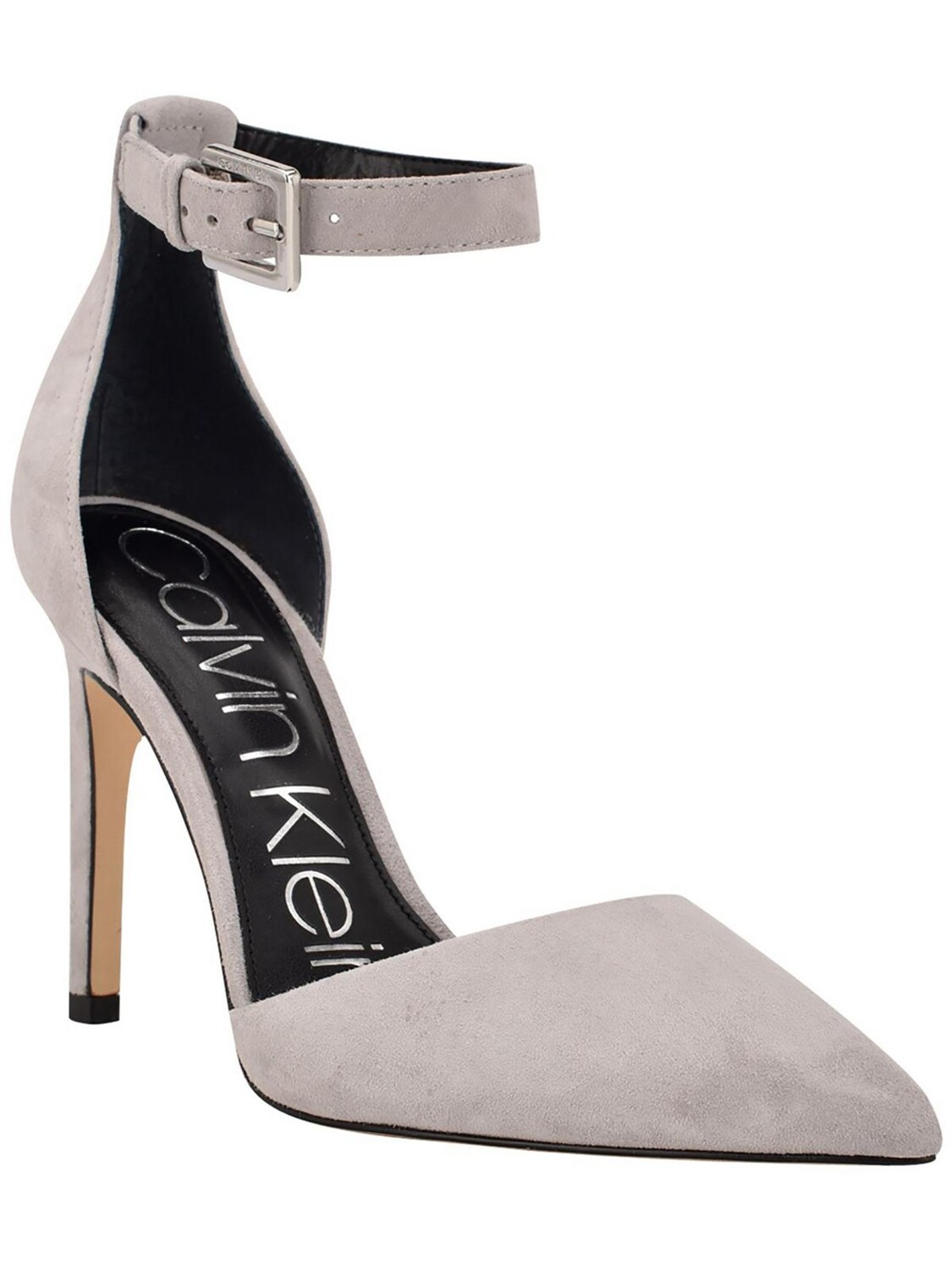 

Женские туфли на каблуке с пряжкой и ремешком на щиколотке Hilda Calvin Klein, цвет Medium Grey