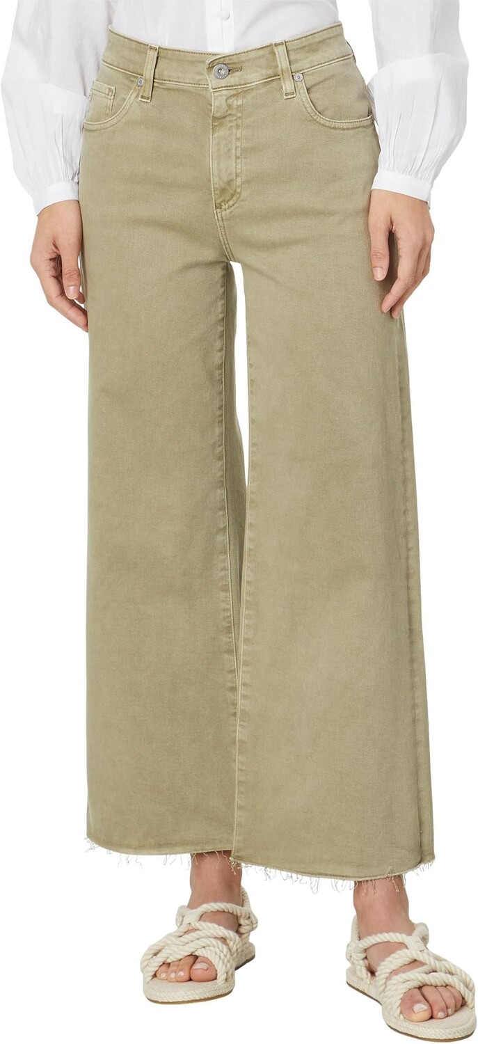 

Джинсы AG Jeans Saige High Rise Straight Wide Leg in Sulfur Dried Parsley, цвет Sulfur Dried Parsley