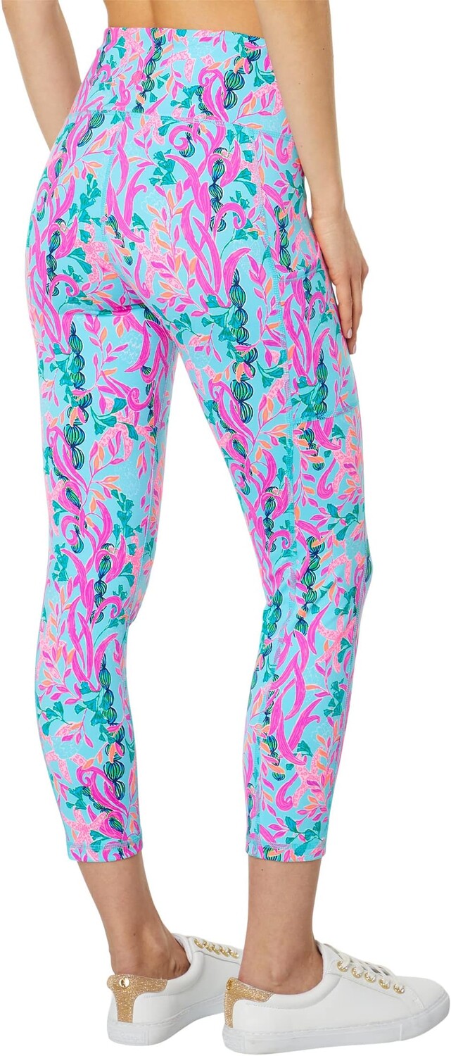 

Брюки High-Rise Midi Lilly Pulitzer, цвет Multi Seaweed Samba