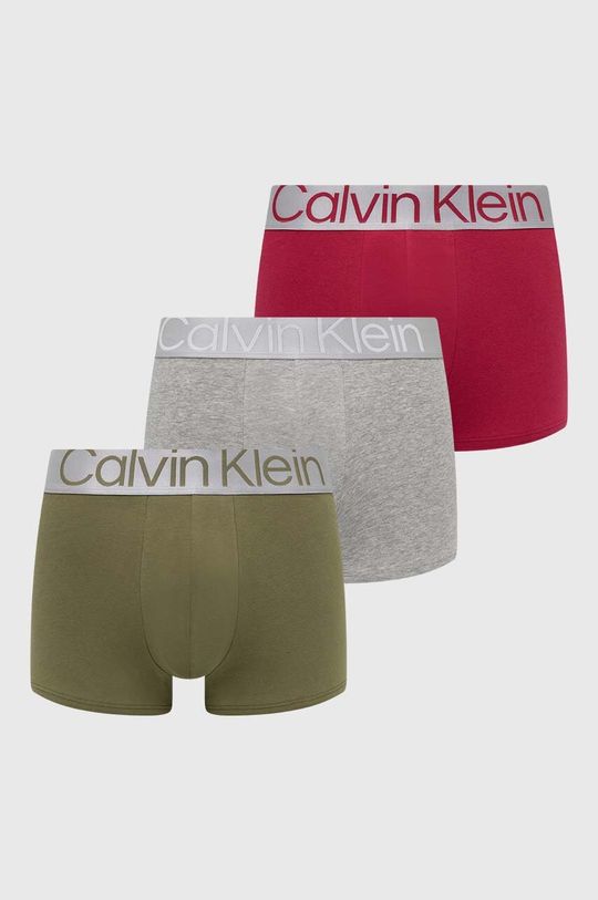 3 упаковки боксеров Calvin Klein Underwear, зеленый