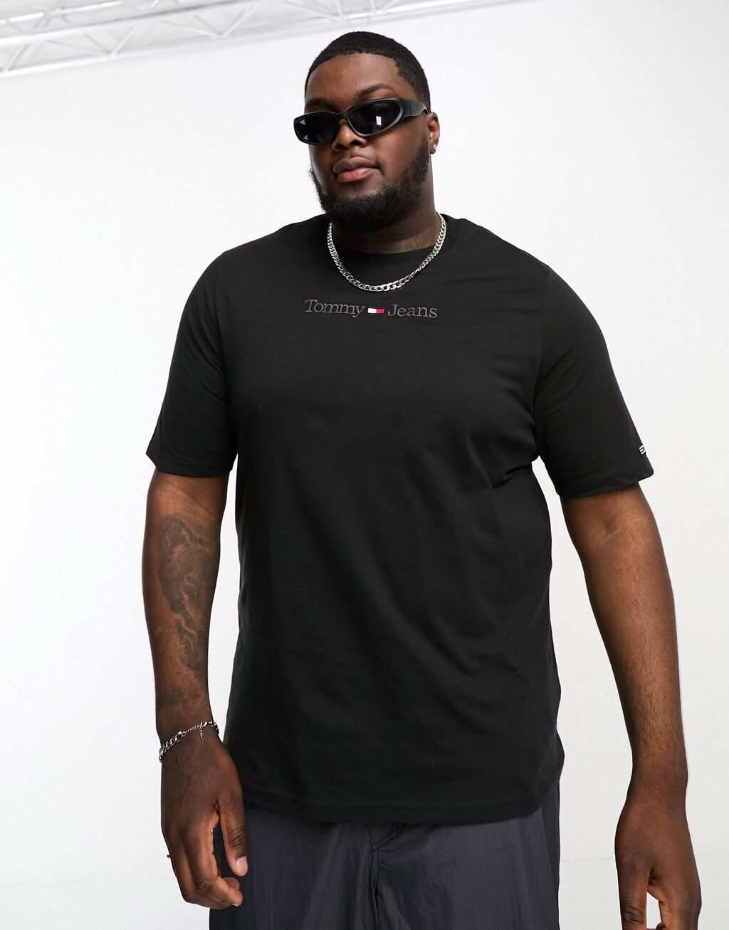

Черная футболка Tommy Jeans Big & Tall, Черный