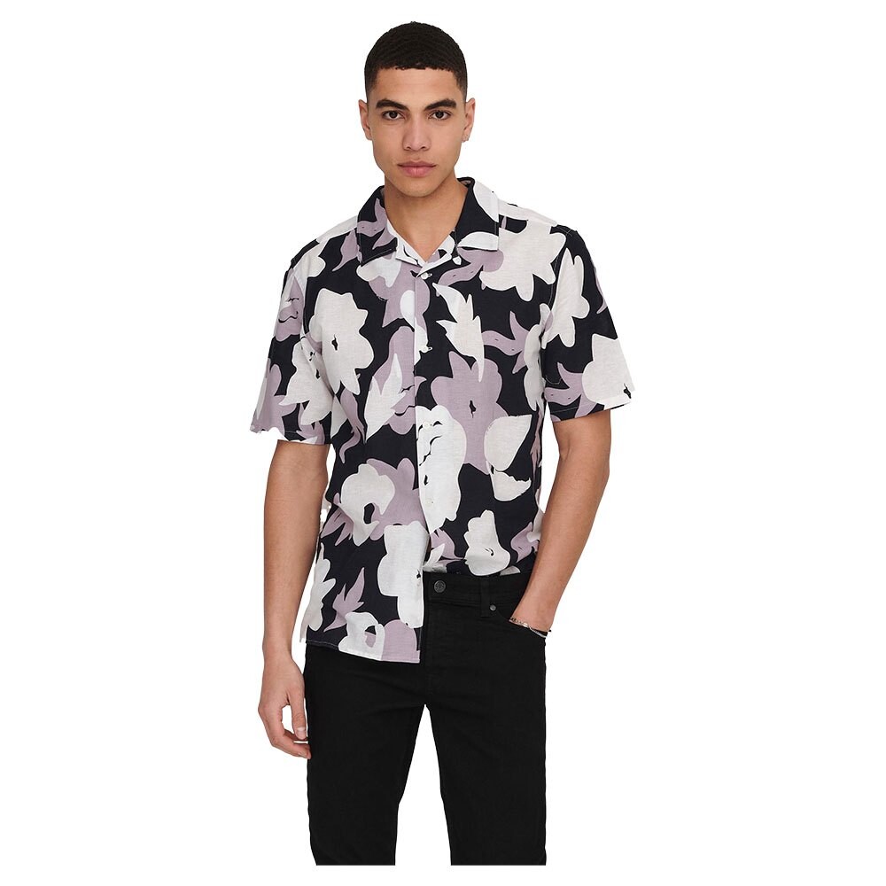 

Рубашка с коротким рукавом Only & Sons Trev Regular, белый