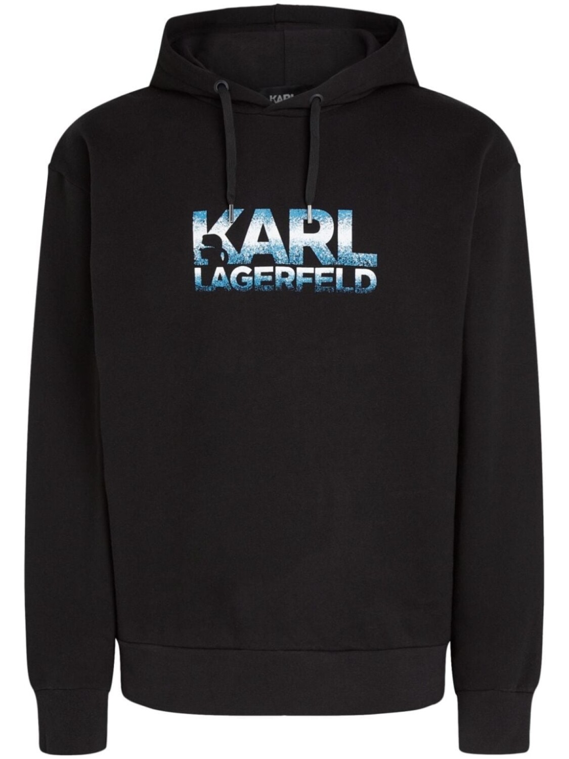 

Karl Lagerfeld худи из органического хлопка с логотипом, черный