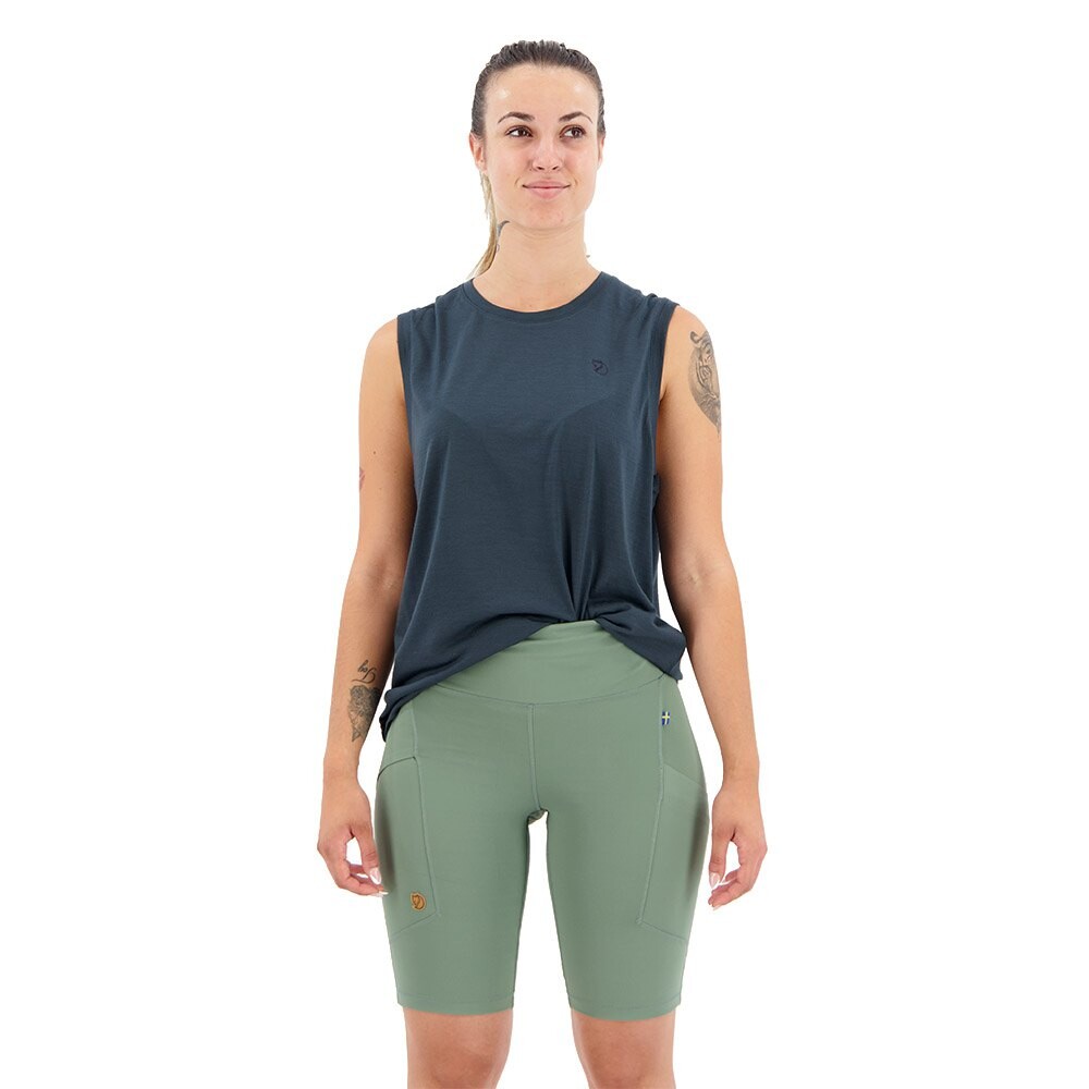 

Тайтсы Fjällräven Abisko Short, зеленый