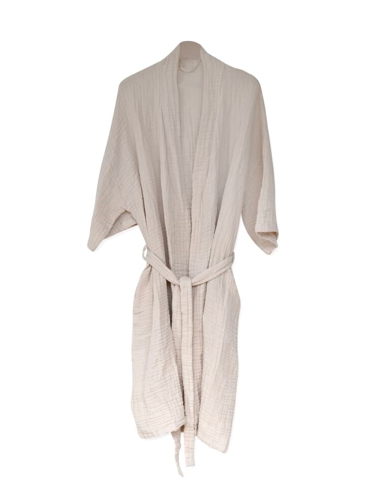 

Халат The Organic Company FINE Bathrobe, серый