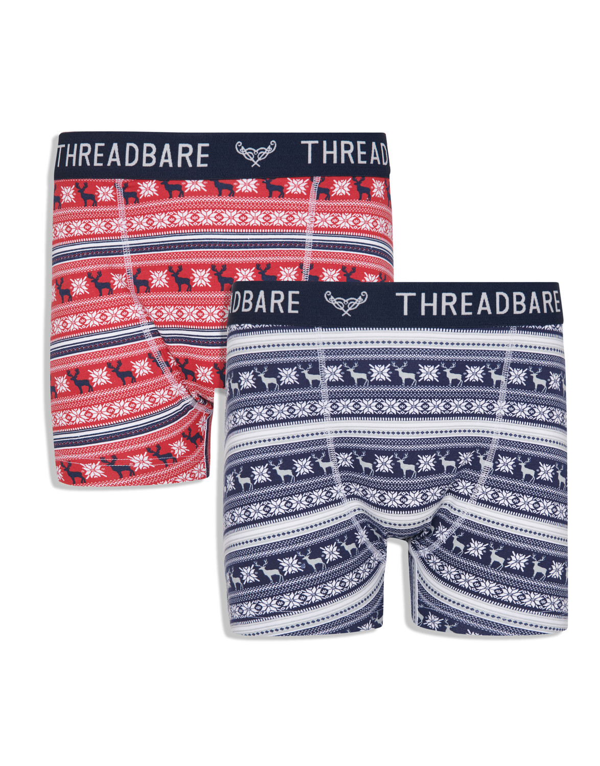 

Боксеры Threadbare Boxershorts Hipster Fit Pack 5, цвет Navy/ Rot