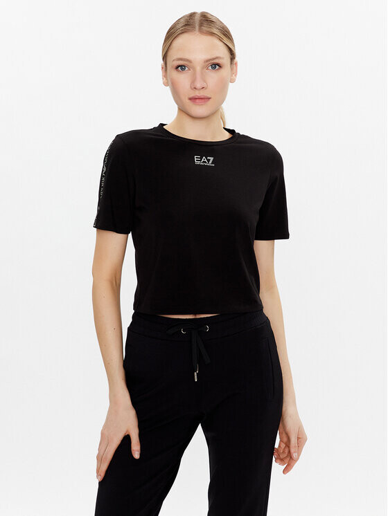

Футболка стандартного кроя Ea7 Emporio Armani, черный