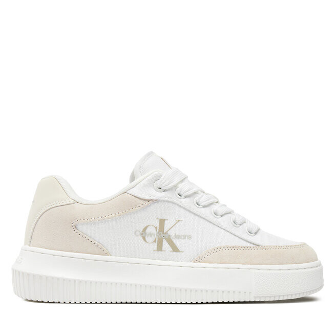

Кроссовки Calvin Klein Jeans Chunky Cupsole Lace Skater Btw YW0YW01452 Bright White/Creamy White 0K8, белый