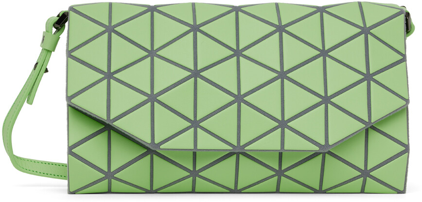 

Зеленая матовая сумка Tonneau Bao Bao Issey Miyake, цвет Light green