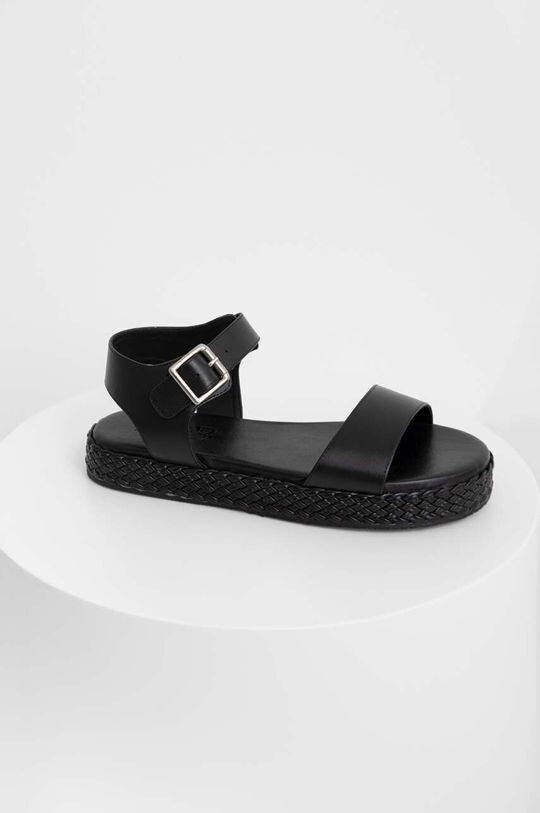 

Кожаные сандалии Answear Lab, черный