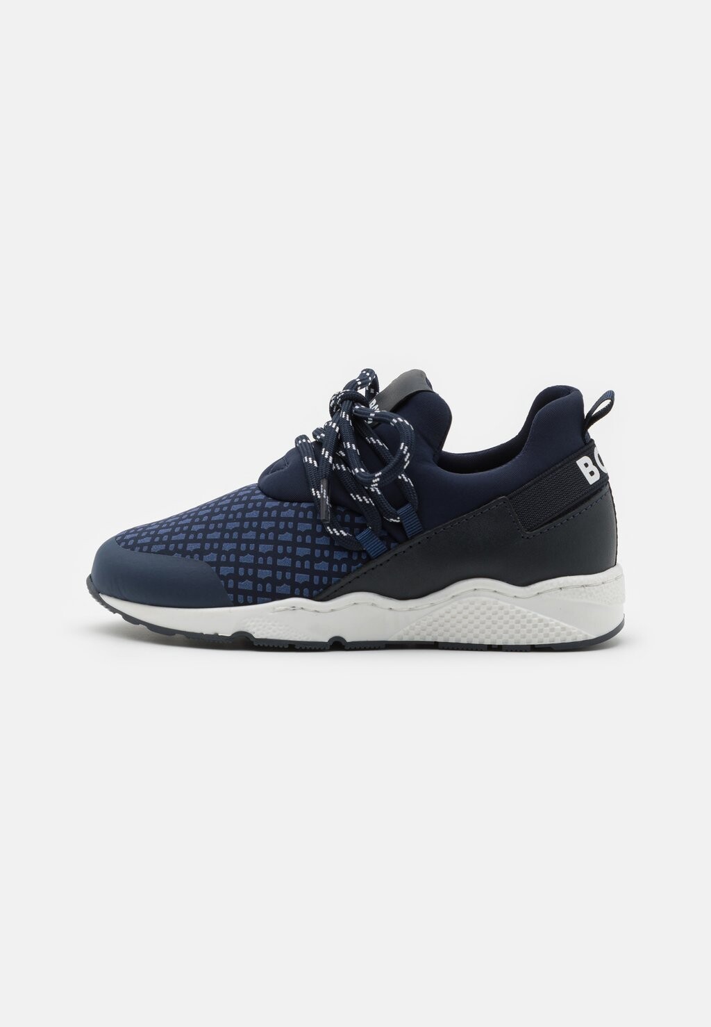 

Низкие кроссовки Trainers Unisex BOSS Kidswear, цвет navy