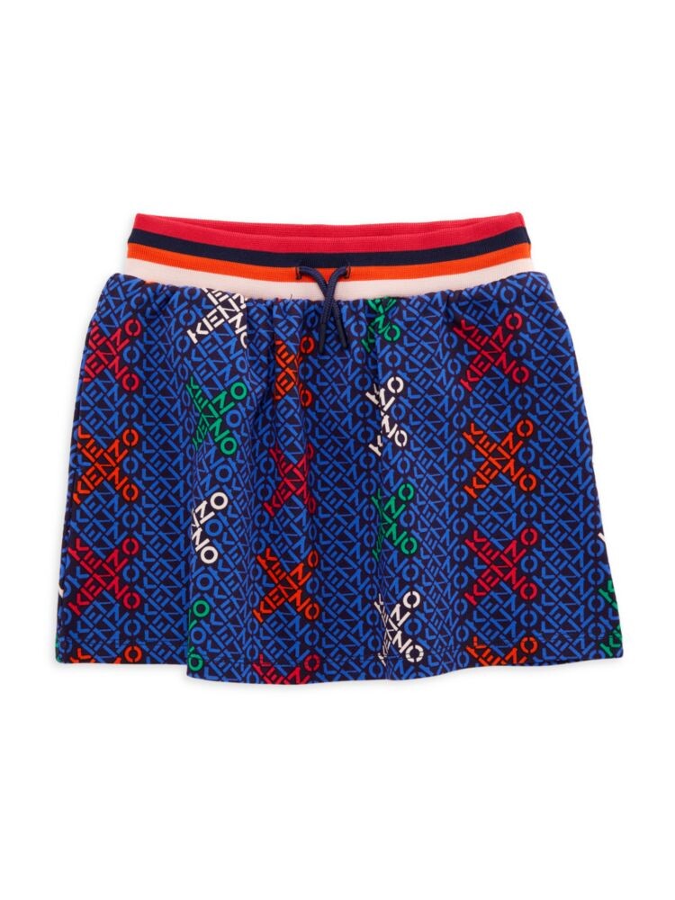 

Юбка с логотипом для маленькой девочки Kenzo, цвет Electric Blue
