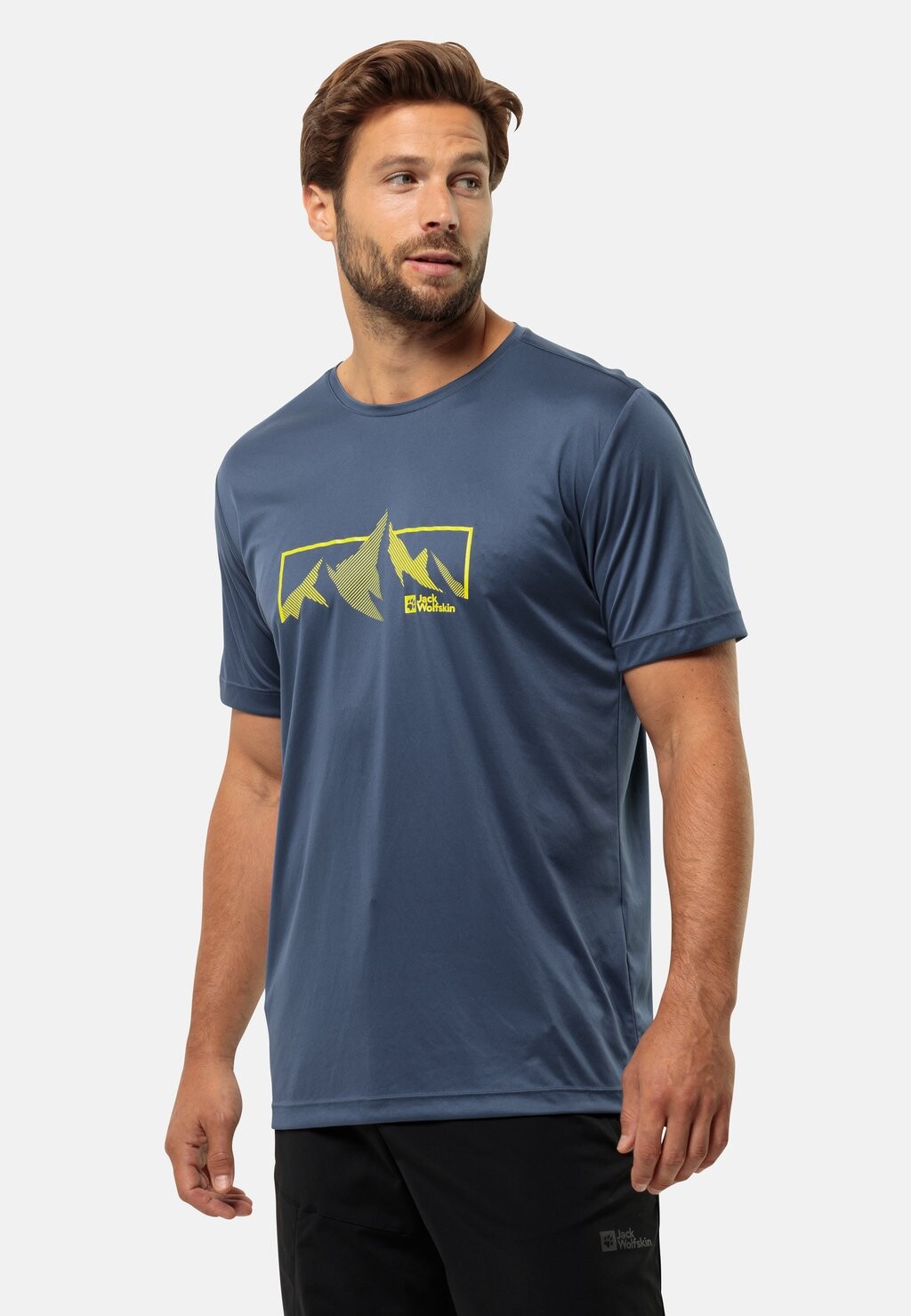 

Спортивная футболка PEAK GRAPHIC Jack Wolfskin, цвет evening sky