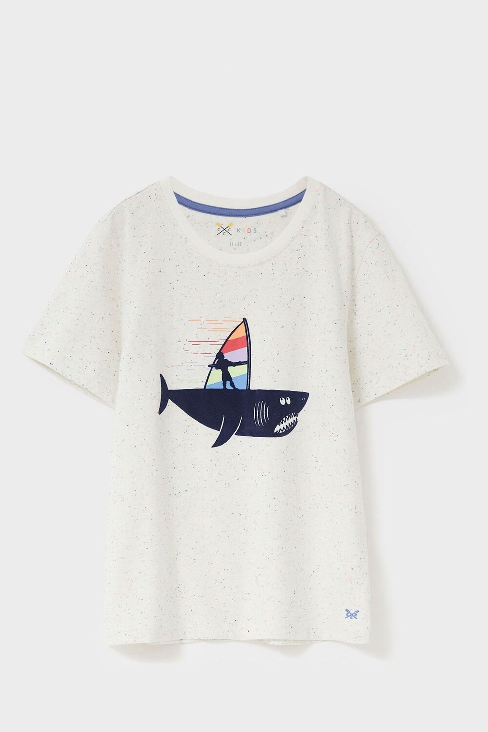 

Хлопковая повседневная футболка Crew Clothing Company, синий