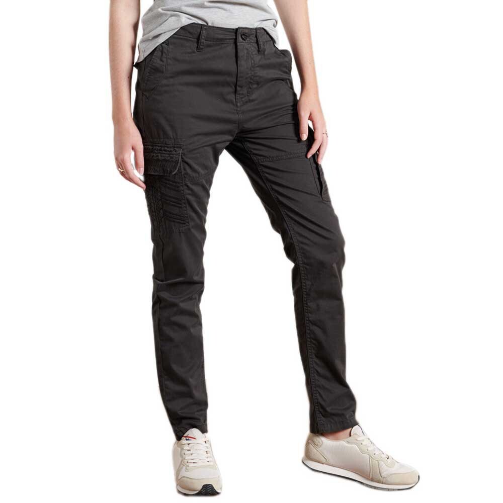 

Брюки Superdry Slim Cargo, черный