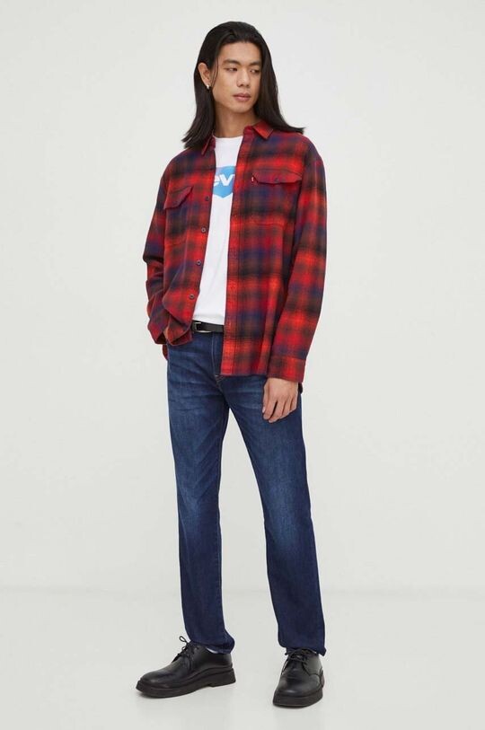 Хлопковая рубашка x Jackson Worker Levi's, красный