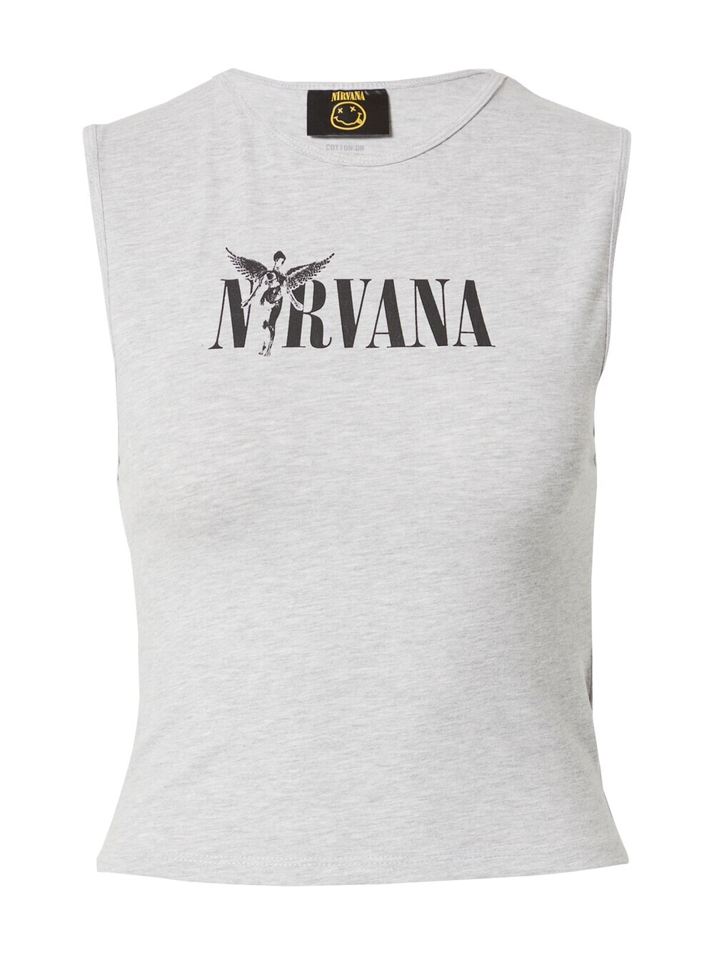 

Топ Cotton On 90 S Lcn Crop Graphic Tank, пестрый серый
