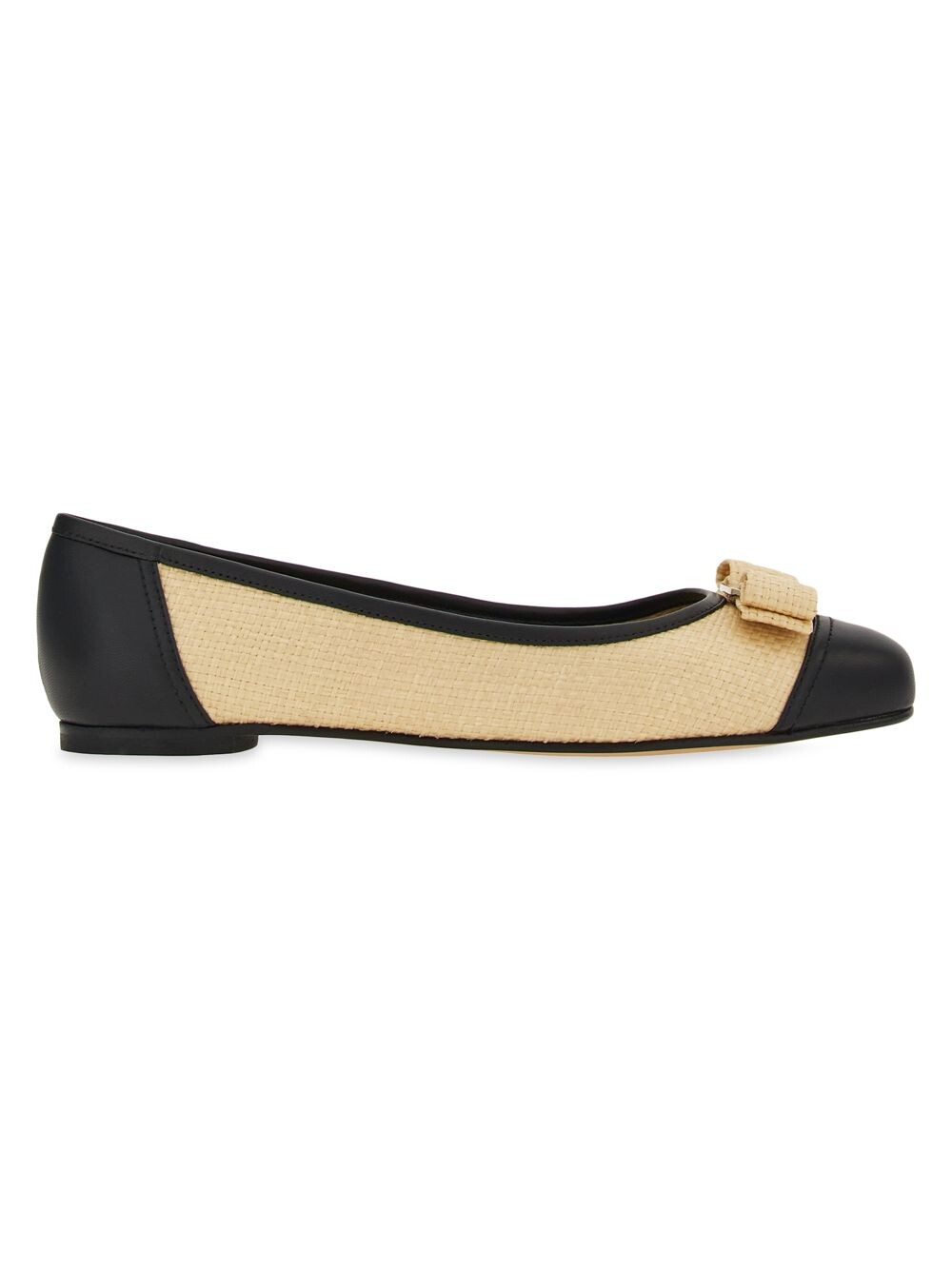 

Балетки Varina Raffia FERRAGAMO, бежевый