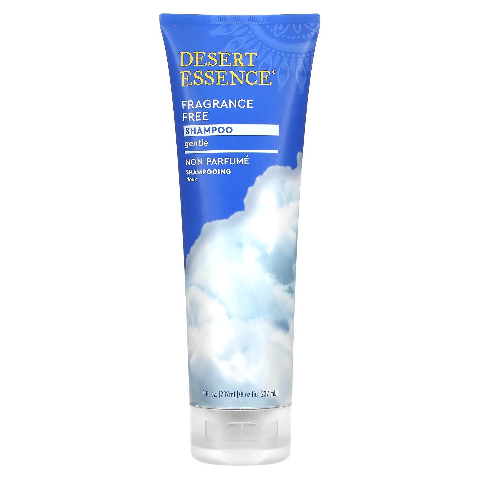 цена Desert Essence Organics Shampoo Fragrance Free 8 fl oz (237 ml)