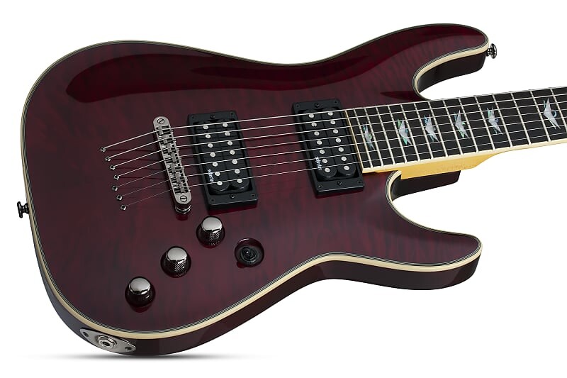 цена Электрогитара Schecter Omen Extreme-7, Black Cherry, 7-string 2008