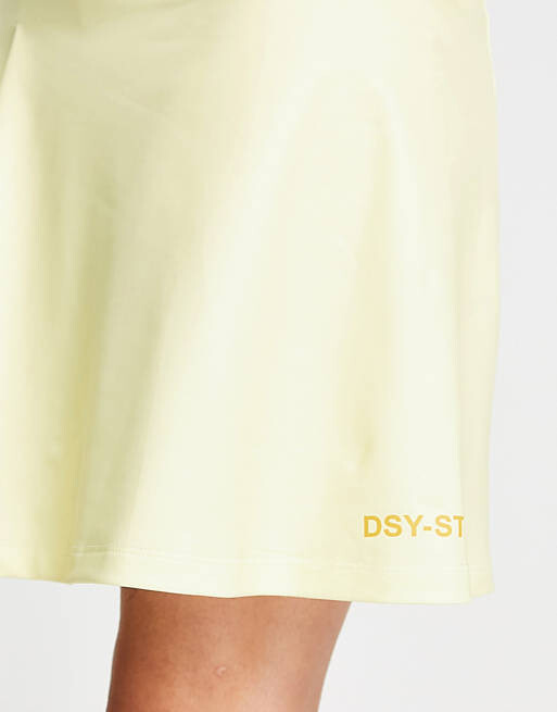 

Лимонная теннисная юбка Daisy Street Active