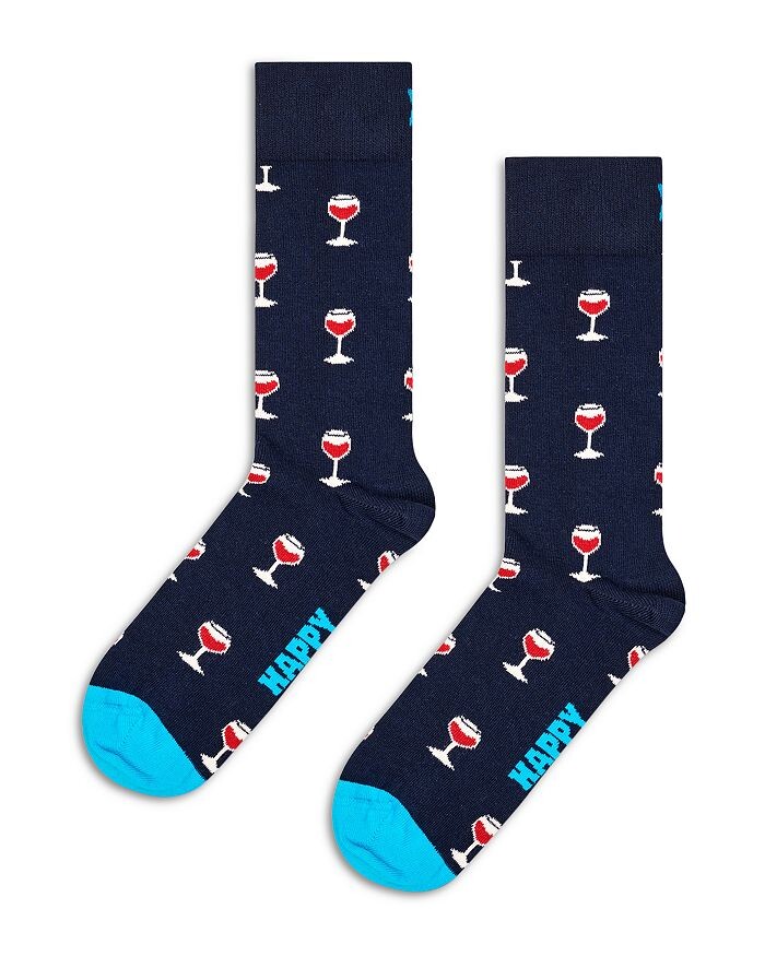 

Носки Happy Socks Glass Of Wine Crew, синий