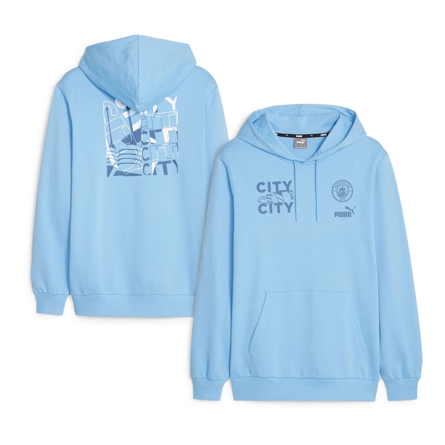 

Пуловер с капюшоном Puma Manchester City, синий