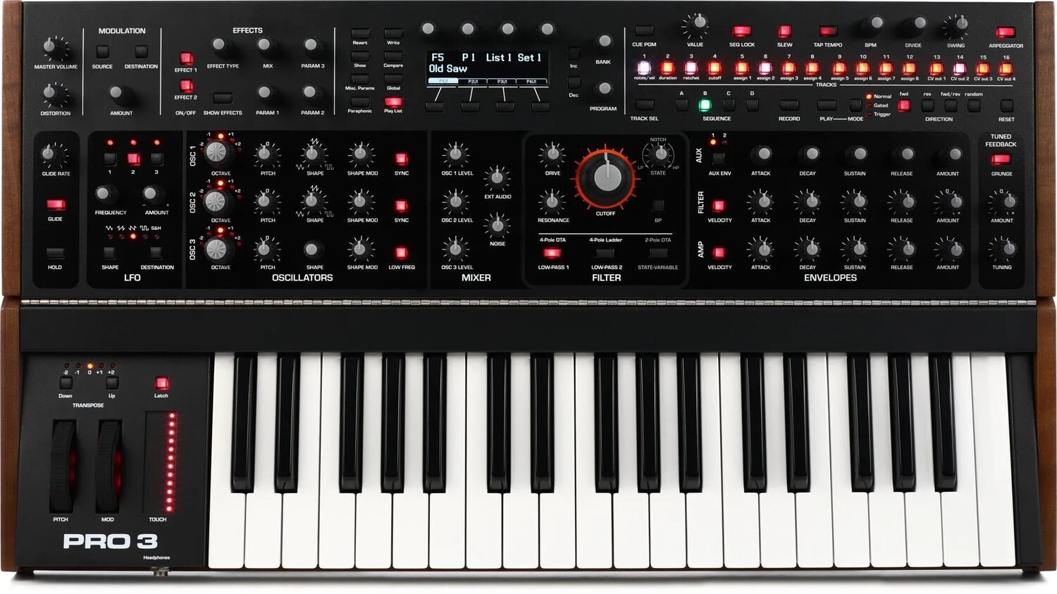 

Синтезатор Sequential Pro 3 SE Special Edition с несколькими фильтрами